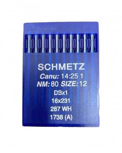 10 Needles Schmetz Machine Size Industrial Sew N80 Size: 12 DBX1 16x231 287Wh 1738 (a)
