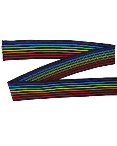 Gefrübtes Ribbon-Schmuckmulticolor-Base Black Base 4 cm hoch