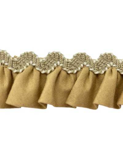 Trimmings Profile SERPENTINE BOARD ROUCHES Fringe smooth mixed cotton high 2 cm