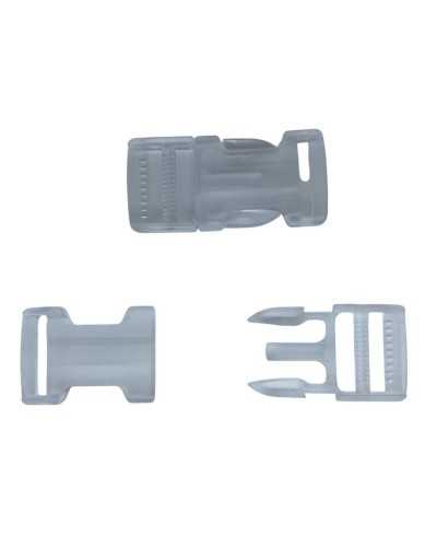 Plastikschnalle Kleine transparente Gürtelrückpack 16 mm