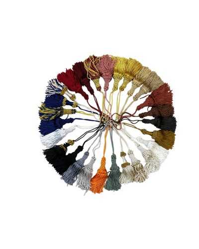 Passamaneria Nappina Arredo Fiocco Rayon Chiave Tripolino Alto 18 Cm