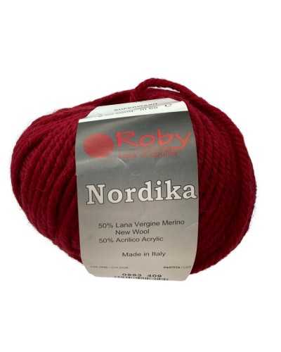 Nordika Wool Mixed Roby Ball 50g 50% Virgin Wool Merino 50% Acrylic
