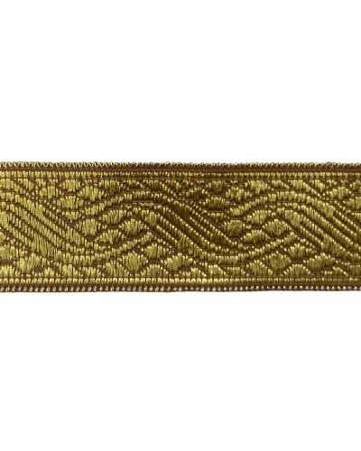 Bordado de cinta sagrada de 50 cm de trimmance Ghirigoro Lurex Filo alto 3 cm