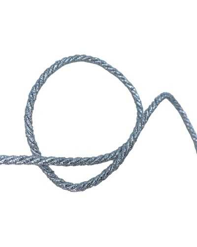 Cordone 3 Köpfe Lurex Braided Arredo Bordare Grosso Mm 3