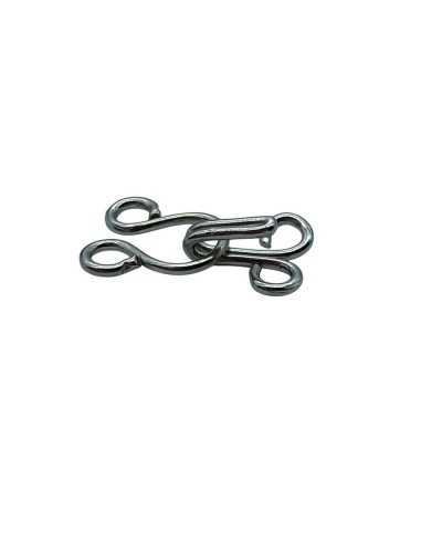 5 pieces Uncinelli Hooks Metal Brass large size: 20x12.8 mm