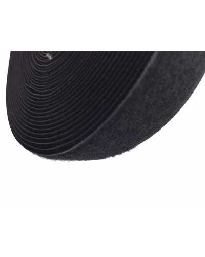 Cinta Velcro Ojal Hembra Costura Suave Negro 2 Cm Alto
