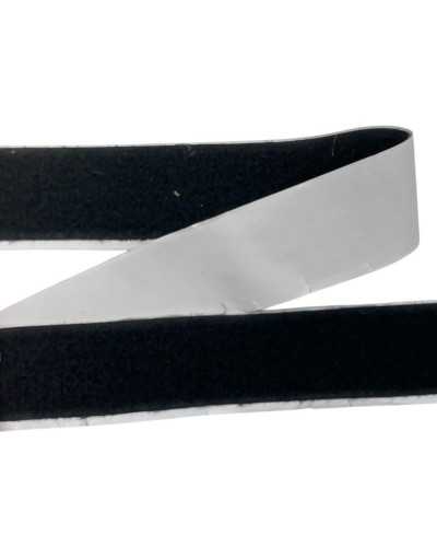 Velcrate tape Female tear soft black adhesive 5 cm high
