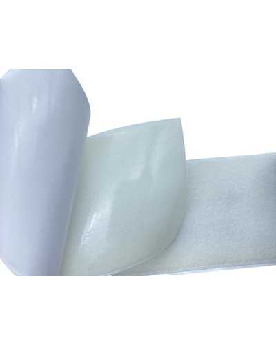 Velcro cinta lágrima suave hembra adhesivo blanco 10 cm de altura