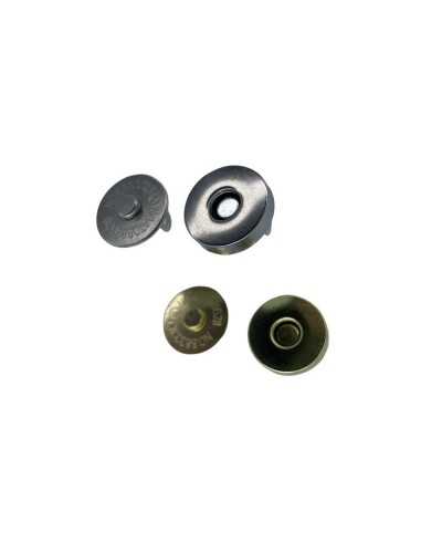Magnet Closure Button Magnet Brass Dim. 18 Mm - H Closed 23 mm