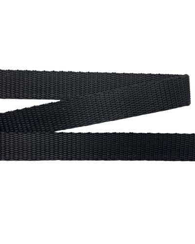 Passamaneria Nastro Zaino Nero Cinta Cinta Borsa Tracolla Fun (Alta 15 mm