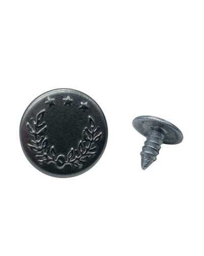 Stringi jeans trousers adjustable button rivet steel 17 mm