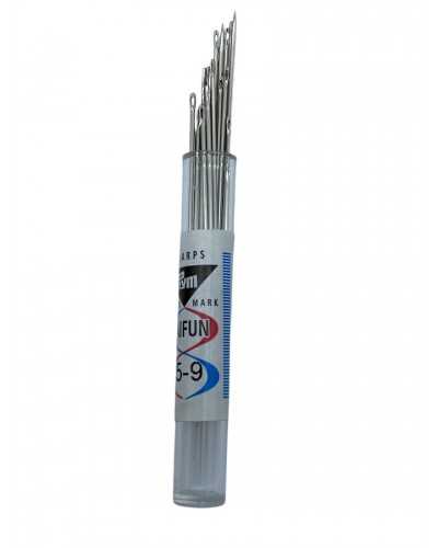 20 aiguilles de couture de couture de broderie Prime n ° 5-9 Taifun Sharps