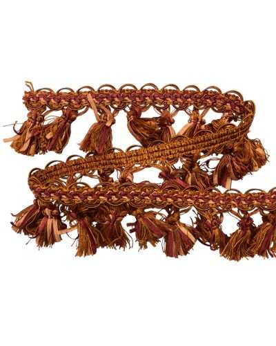 Tassel trimmings chives rust high rust 6 cm