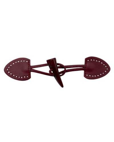 Alamaro Bordeaux Fake Entrée En Entrée en cuir 20x5 cm