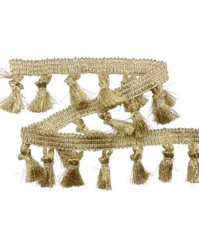 Recortes Cebolletas con flecos Tassel Lurex High Gold 5 cm