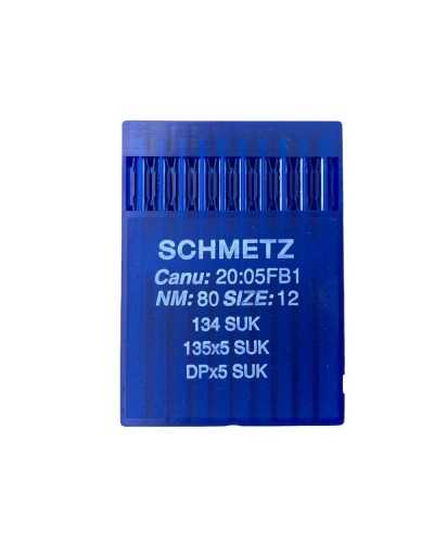10 Needles Schmetz Canu: 20: 05 ME1 NM: 80 Size: 12 134 SD1 135x5 SD1 DPX5 SD1