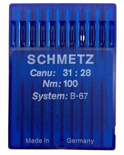 10 Nadeln Schwetz CANU: 31: 28 Nm 100 System: B-67 - Nadeln für das industrielle Nähen