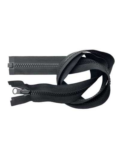Cadena de plástico con cremallera con cremallera 5 - divisible, reversible, 80 cm