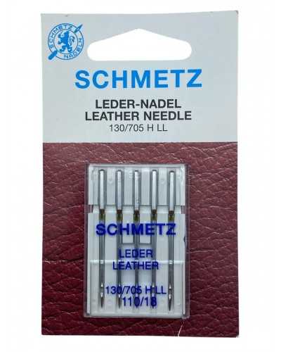5 Needles Schmetz Leder-Nadel Leather Leather 130/705 H LL 110/18