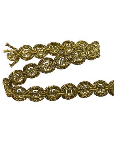 Largeur d'or et d'argent Largeur 14 mm Design élégant pour la couture et la décoration