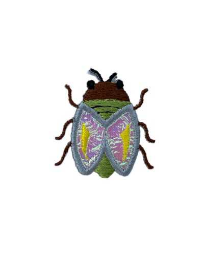 Teafood Application Patch Marbet Embroidery Insect Medium 30x33 mm