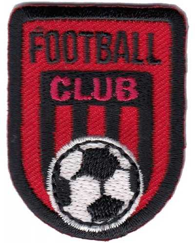 Thermoadhésif Broderie Broderie Football Club Rouge 33x45 mm