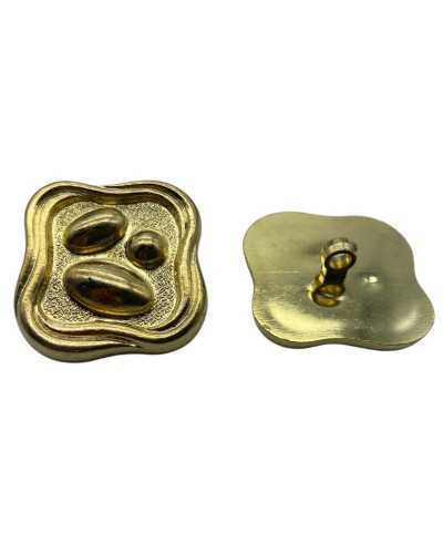 Drop de papier carré carré brillant avec une tige 3x3 cm