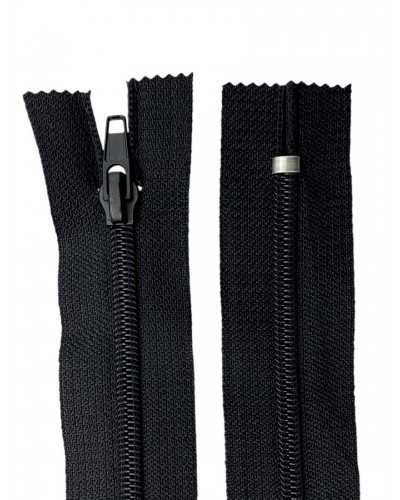 Zip zip zip zip spiral nylon chain n 5 fixed 30 cm black