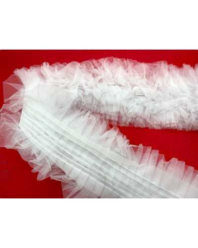 Trimmings Vaporory Rouges Tulleyer Tulle High 13 cm Para Moda y Decoraciones