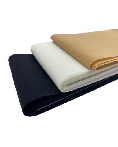 Cinta bi-elástica de 50 cm en tul 100 mm de altura RACHEL RED para la mercería y corsería