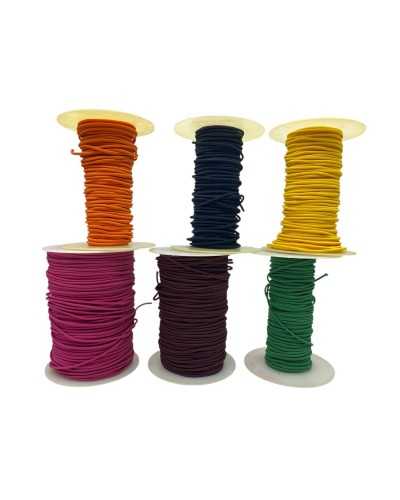 2 meters Elastic trimmy tubular spring Solid color 3 mm