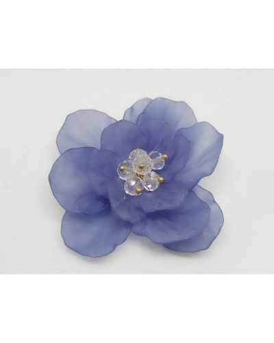 Resin flower application to sew stones and beads 6x6 cm