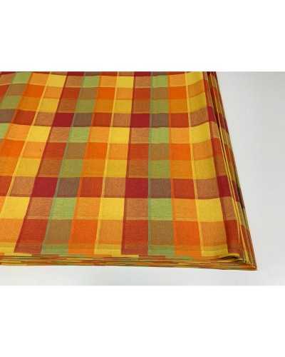 Dolomite Tablecloth with Twisted Checks dyed in yarn 140 cm high