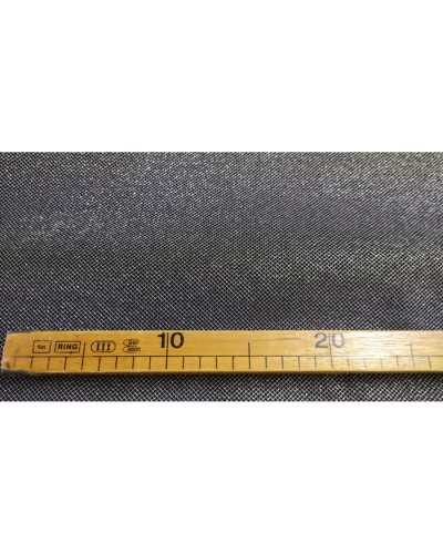 Schmal gewebter Tüllstoff Silber Lurex 150 cm hoch