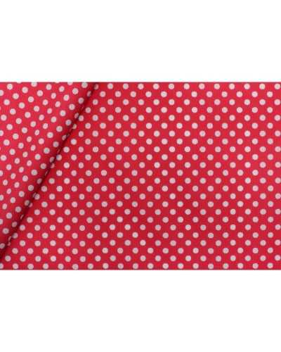 50 cm Piquet Millerighi printed trendy white polka dots 150 cm high