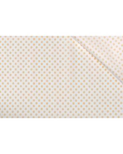 50 cm Piquet Millerighi printed trendy polka dots white base 150 cm high