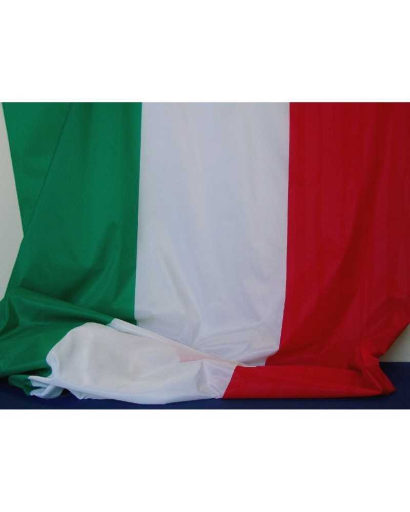 Tricolor Italian flag fabric printed 150 cm high