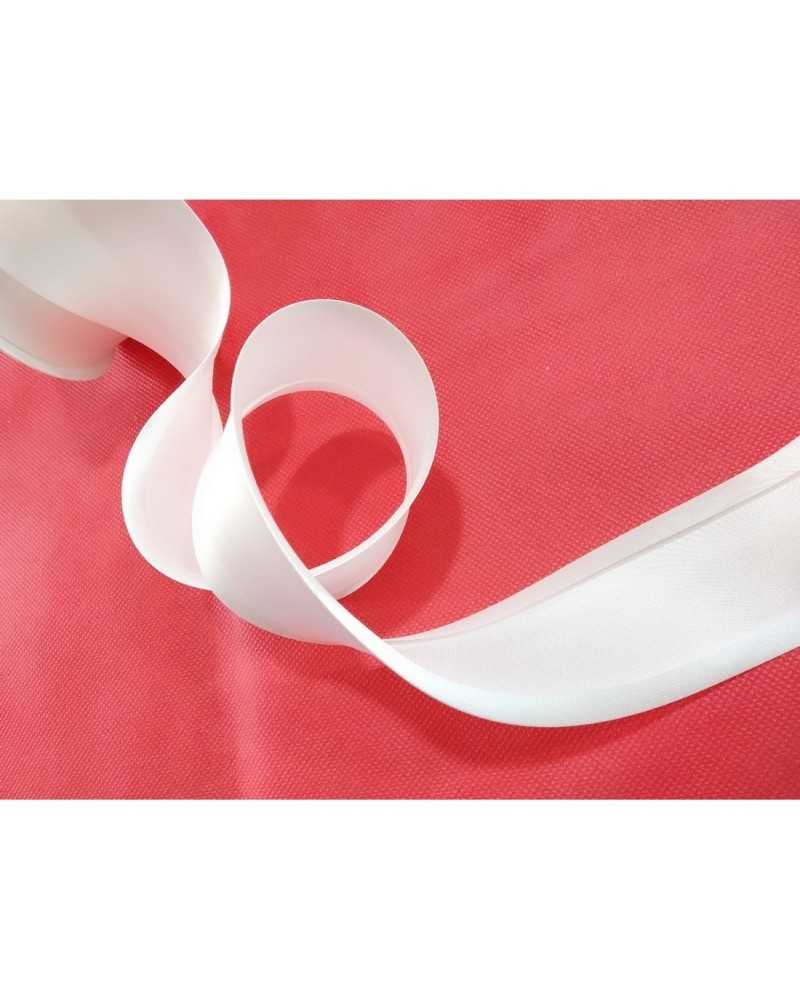 Schräge diagonale Querstange aus einfarbigem Satin, 5 cm hoch