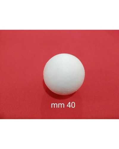 Poliestireno 2 Piezas para Decorar Esfera Bola 40 MM