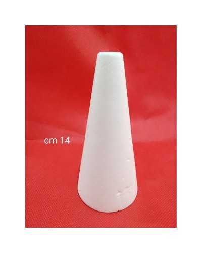 Polystyrene to decorate Cone Shape 14 Cm High