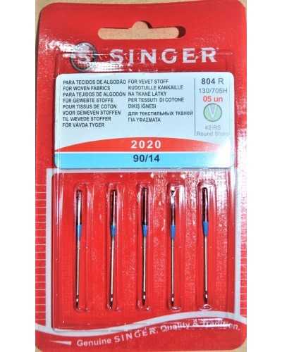 Aghi singer macchina da cucire 2020 90-14 804 r 130-705h tessuti di cotone