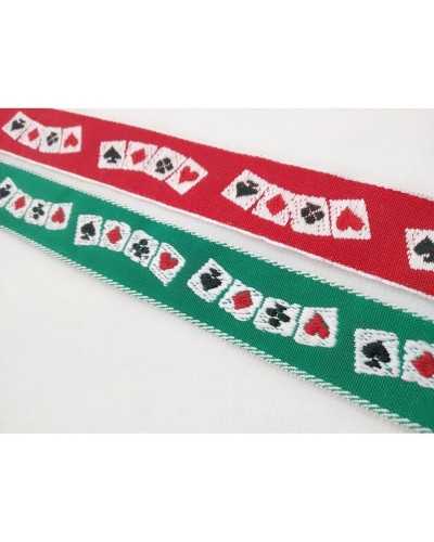 Trimmings Poker Playing Cards Ribbon Galloon Greek Border Embroidered 20 Mm High