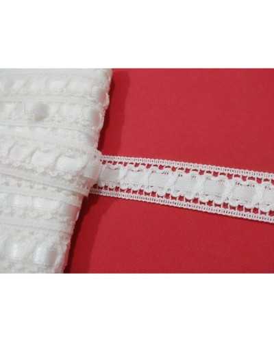 Cotton pass with satin ribbon 2 cm high