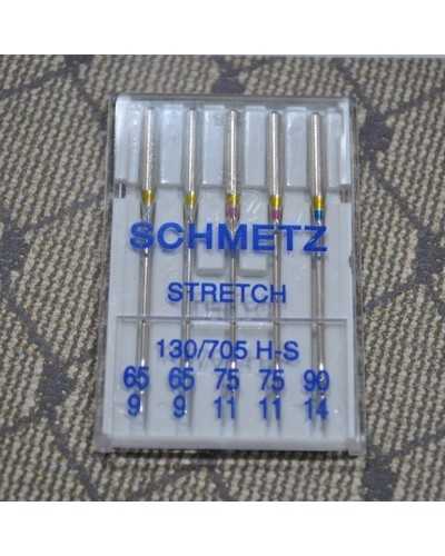 Agujas para máquina de coser Schmetz 65/9 75/11 90/14 H-S stretch