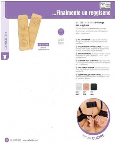 Soutien-gorge Extender Taille 1° Haut 20mm