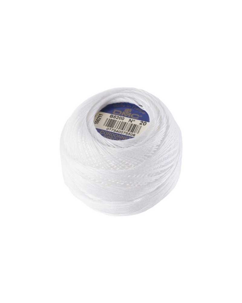 Cordonet special B5200 N°100 DMC white 20 grams crochet thread