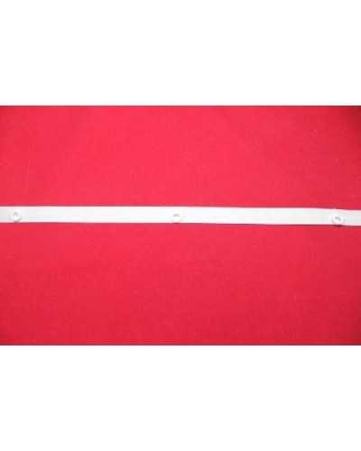 Paquete de barra de cortina para cortinas con anillo de plástico de 1,7 cm de alto