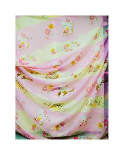 Hello Kitty bedruckter Schleier-Vorhang, 280 cm hoch