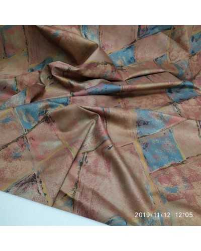 Tissu en satin de coton Dis. Carrelage de 150 cm de haut