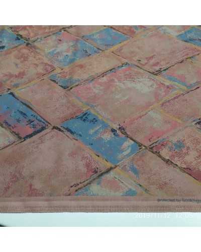 Baumwollsatin-Stoff Dis. Fliese 150 cm hoch